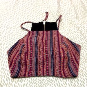 Patterned crop top